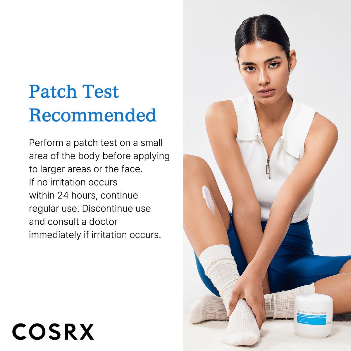 COSRX cream on bathroom shelf in routine setting for everyday usability