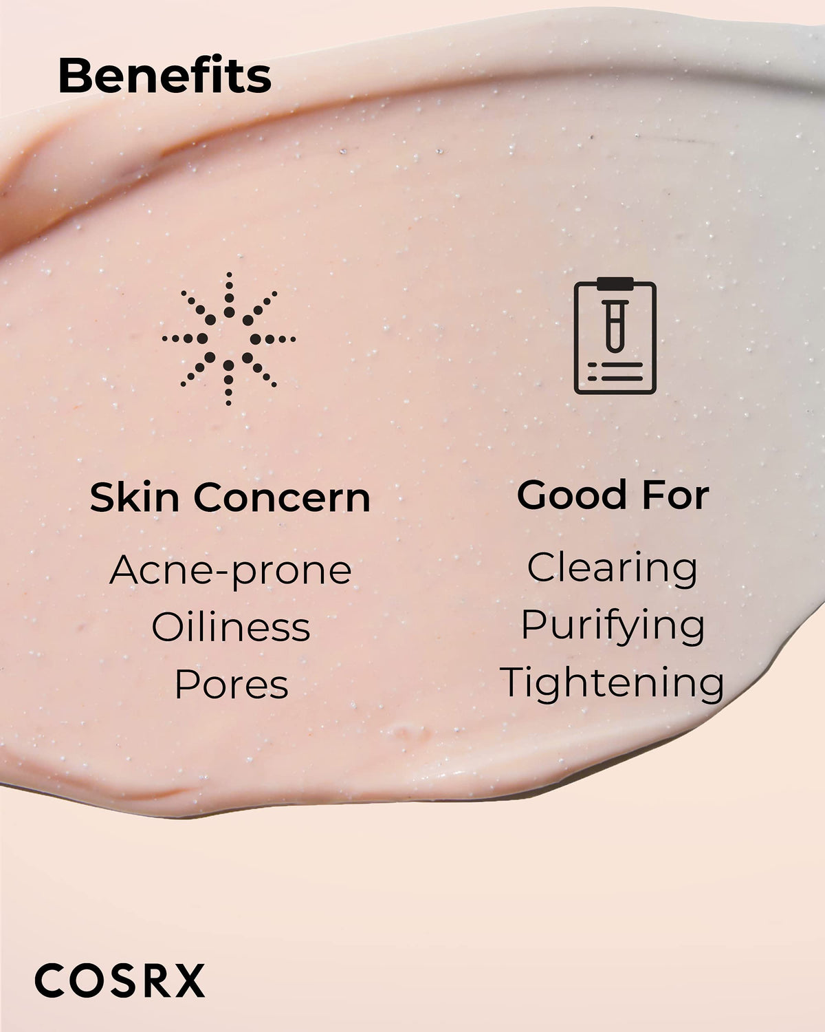 COSRX before and after pores comparison demonstrating refined pores and smoother skin