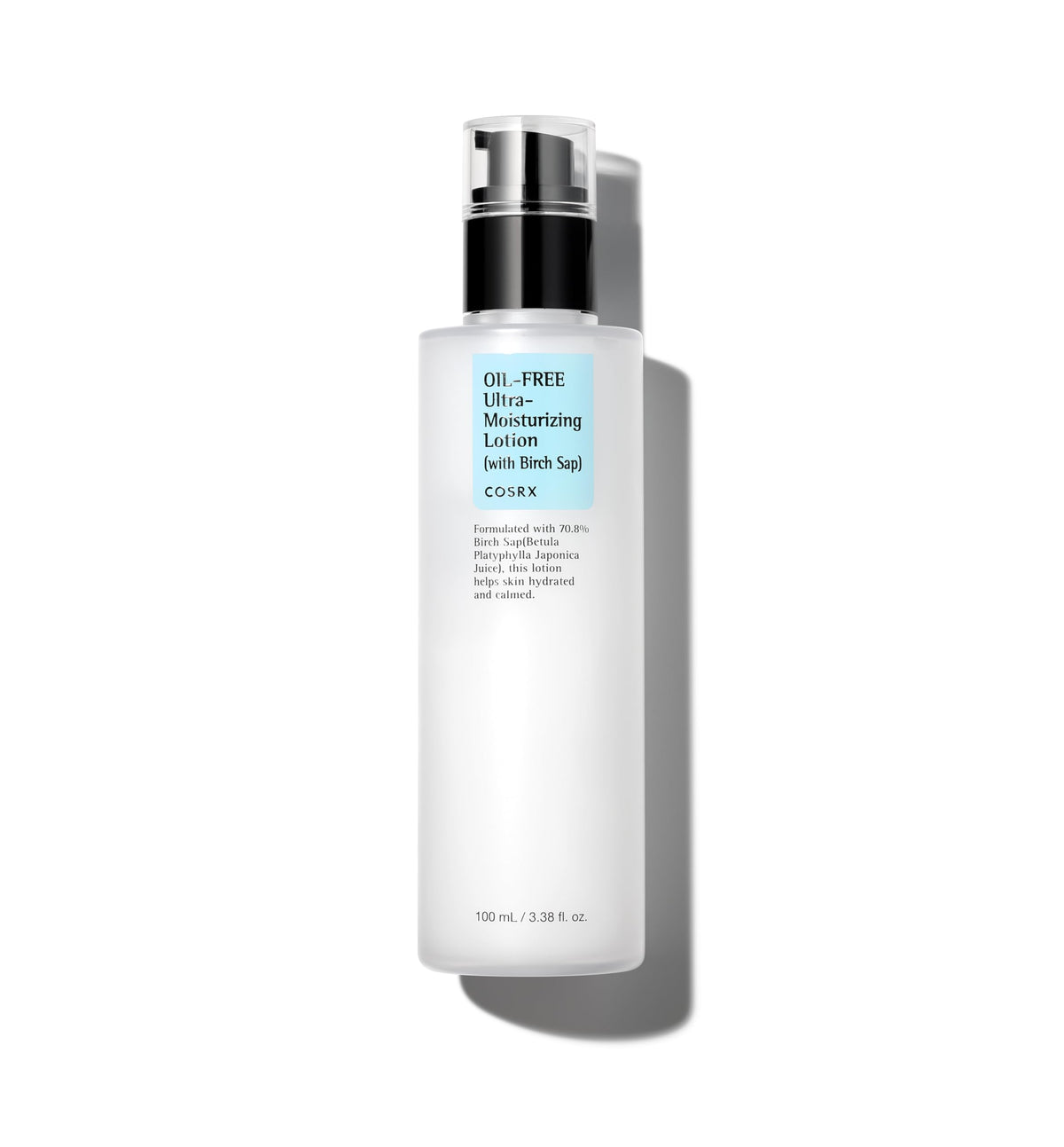 COSRX front packaging showing lightweight hydrating lotion benefits