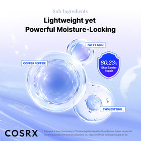 COSRX size comparison next to coin showing compact travel-friendly benefit