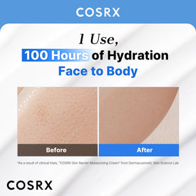 COSRX pump dispensing cream illustrating easy application and control