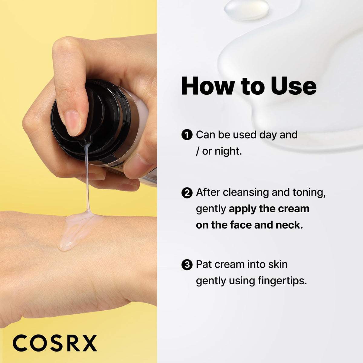 COSRX bottle beside ruler showing 80ml size for long-lasting everyday use
