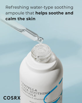 COSRX dropper dispensing serum showing precise application and purity