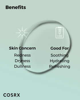 COSRX Centella Asiatica leaf emphasizing soothing ingredient for calming skin