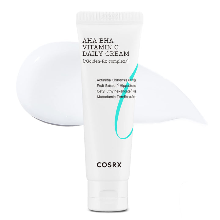 COSRX front packaging showing jar and label benefits