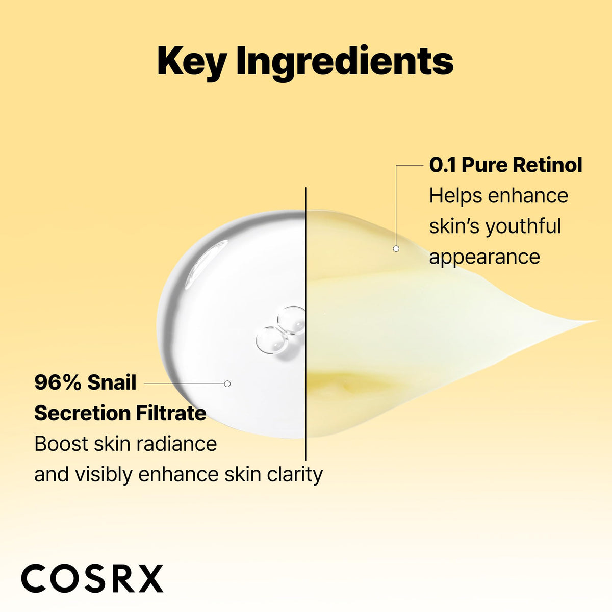 COSRX essence dropper texture demonstrating fast absorption