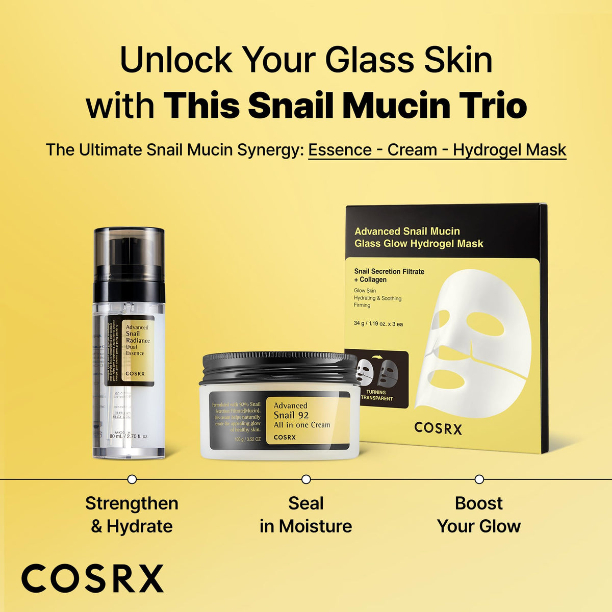 COSRX essence on bathroom counter as part of skincare routine for layering benefit