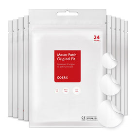 COSRX front packaging showing full acne patch set and quick use benefit