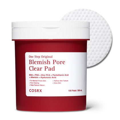 COSRX front packaging showing pads and brand for easy storage benefit