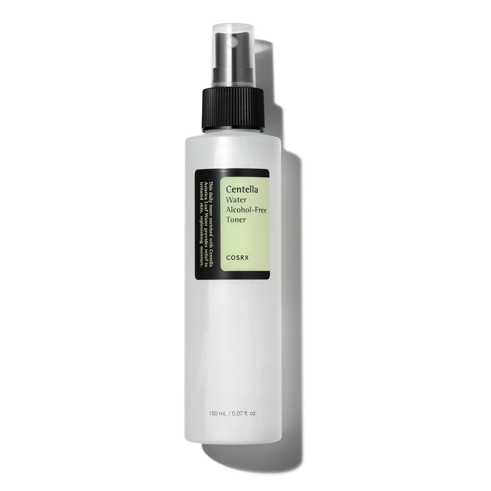 COSRX front packaging showing bottle and label for clear product identity and benefit
