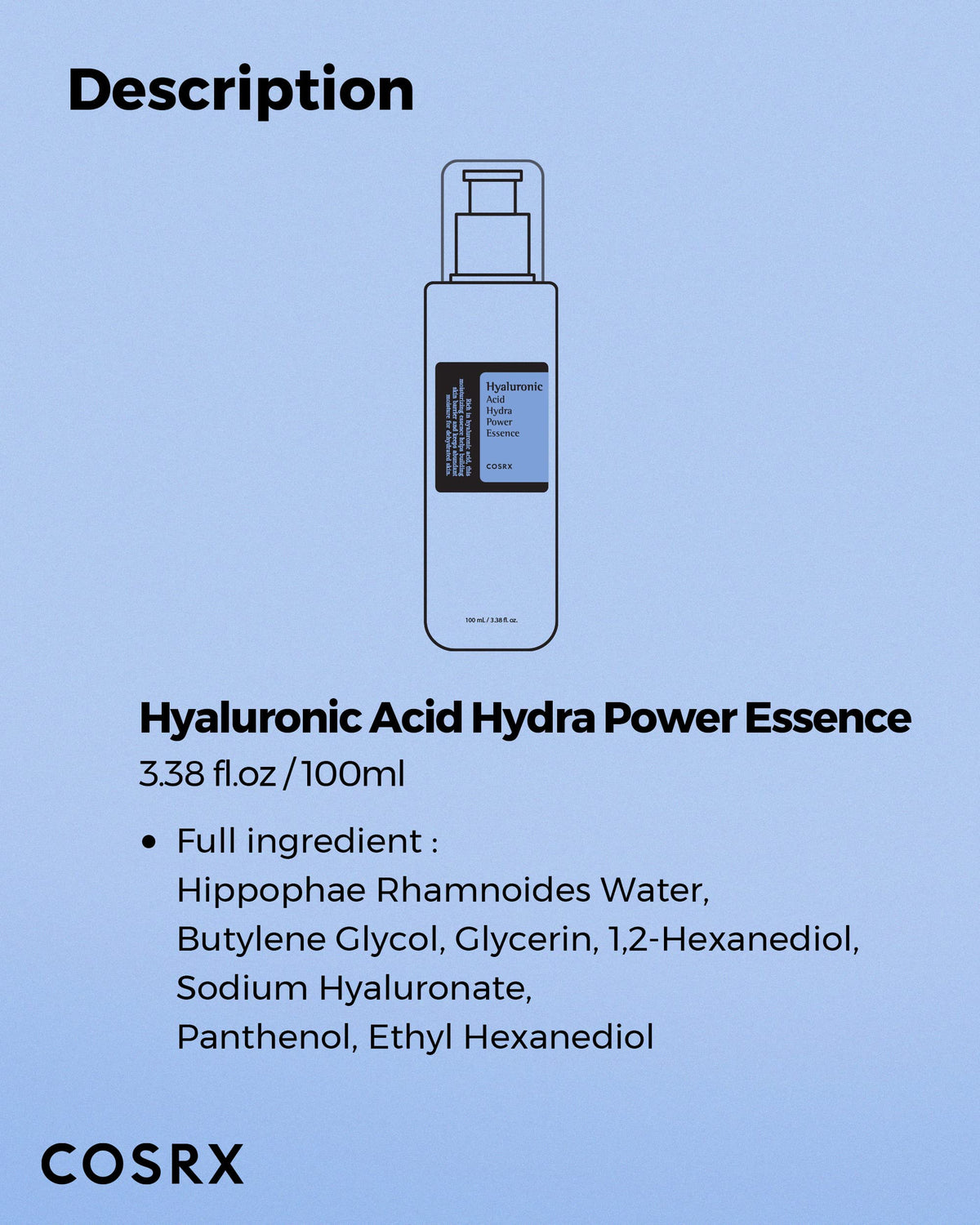 COSRX hand applying toner showing even spread and immediate moisturized feel