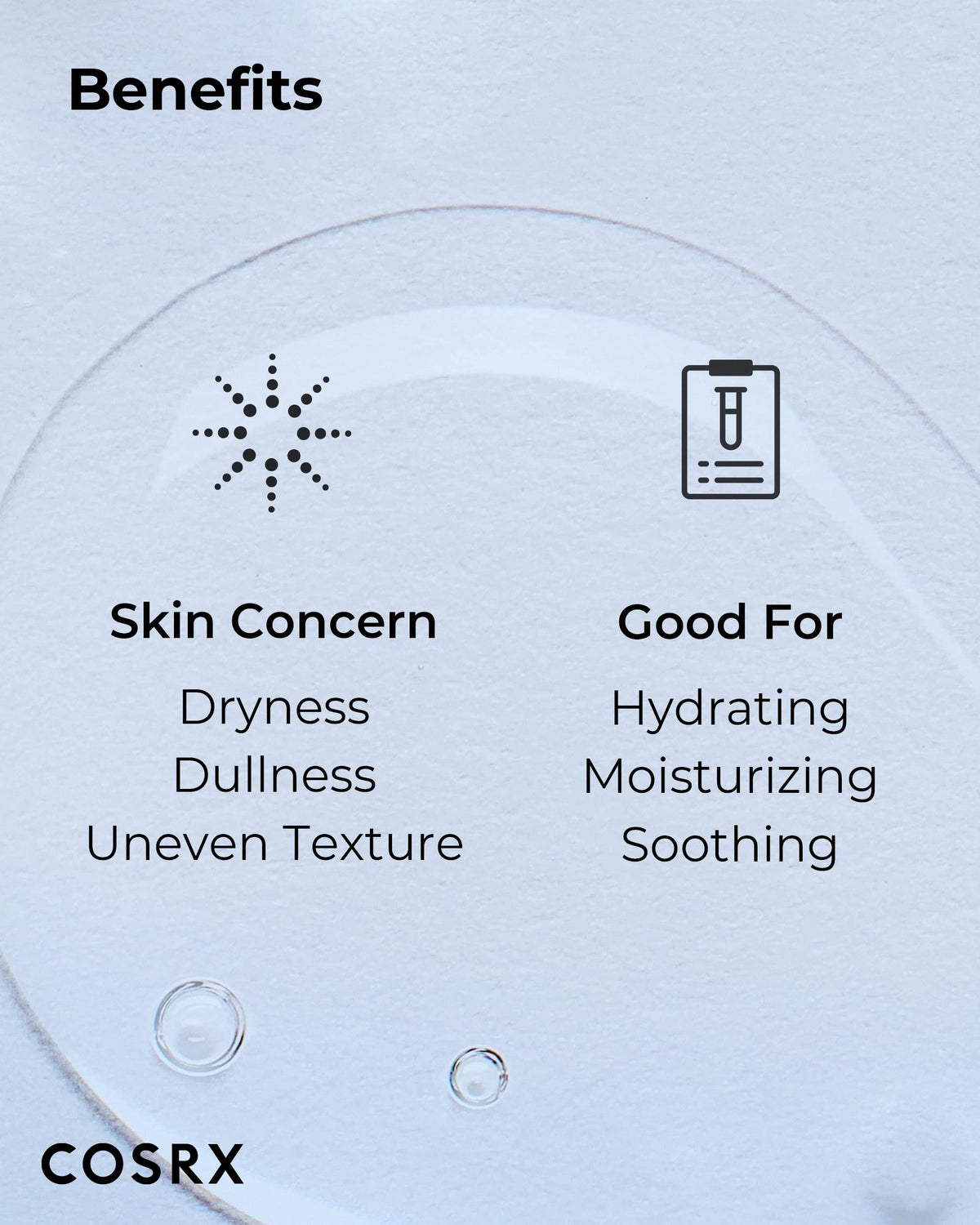 COSRX cap detail showing secure closure and leak-resistant benefit