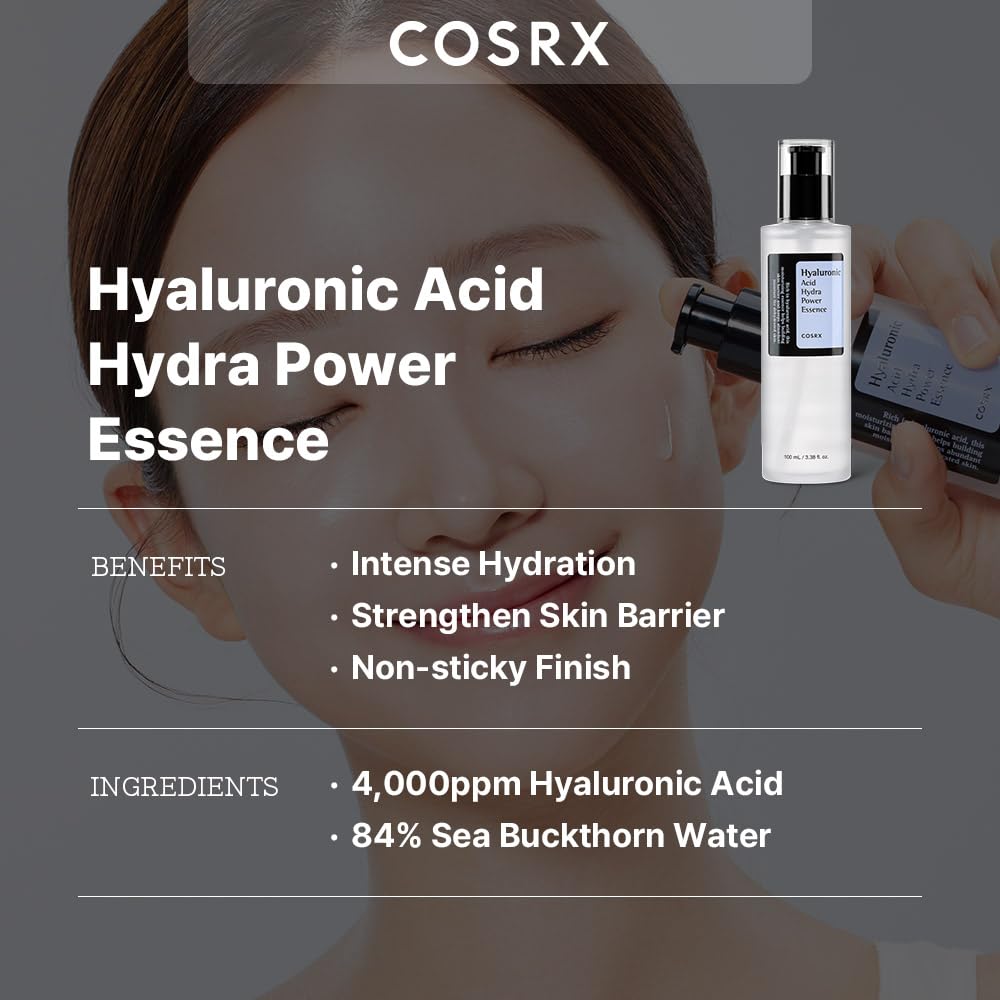 COSRX texture drop of toner demonstrating lightweight water-gel hydration