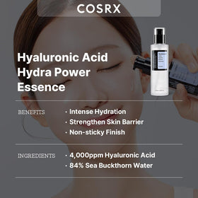 COSRX texture drop of toner demonstrating lightweight water-gel hydration