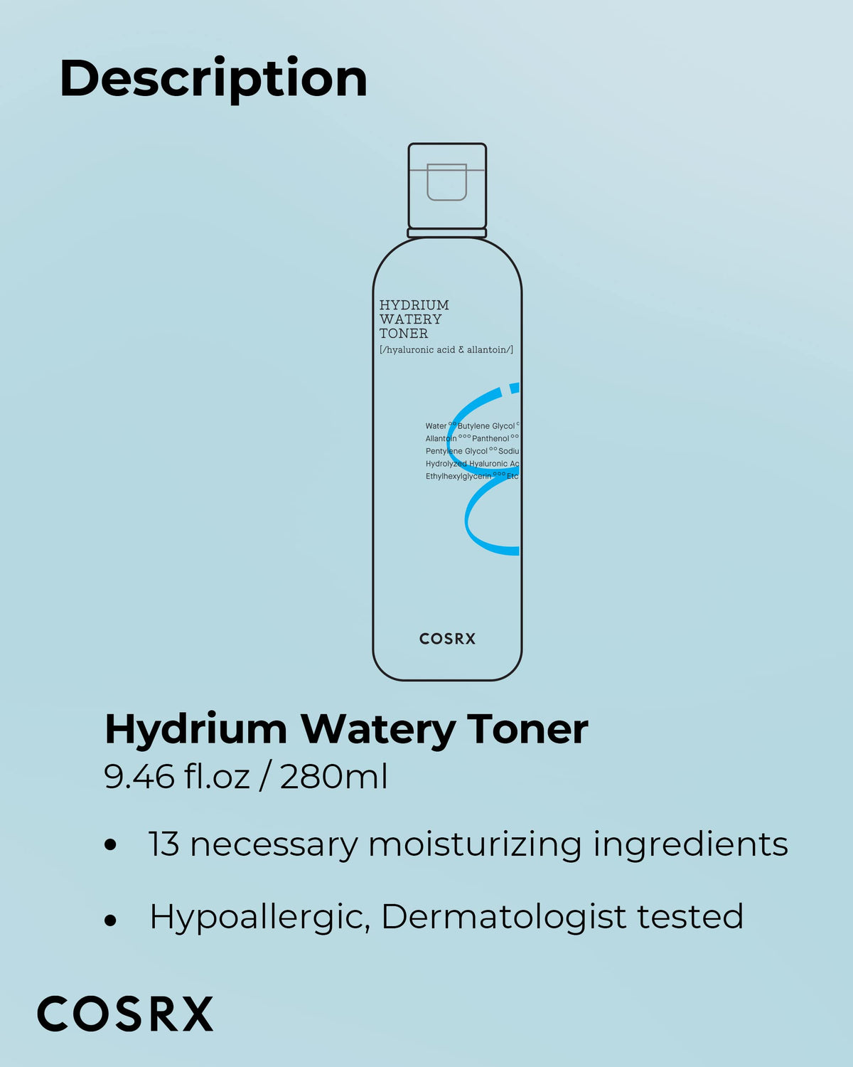 COSRX toner placed on bathroom shelf in routine setting for lifestyle benefit