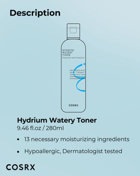 COSRX toner placed on bathroom shelf in routine setting for lifestyle benefit