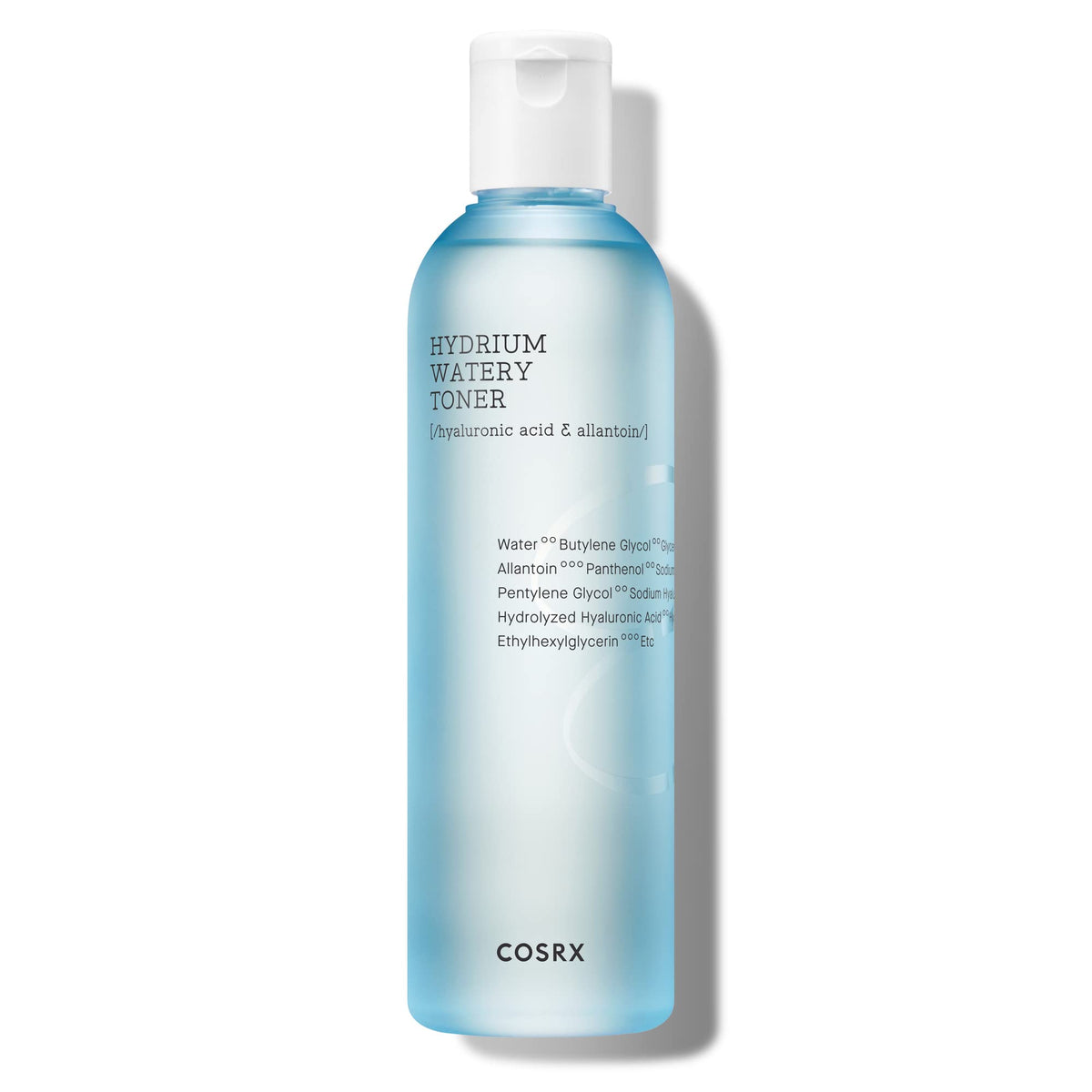 COSRX front bottle view showing compact hydrating toner for daily use
