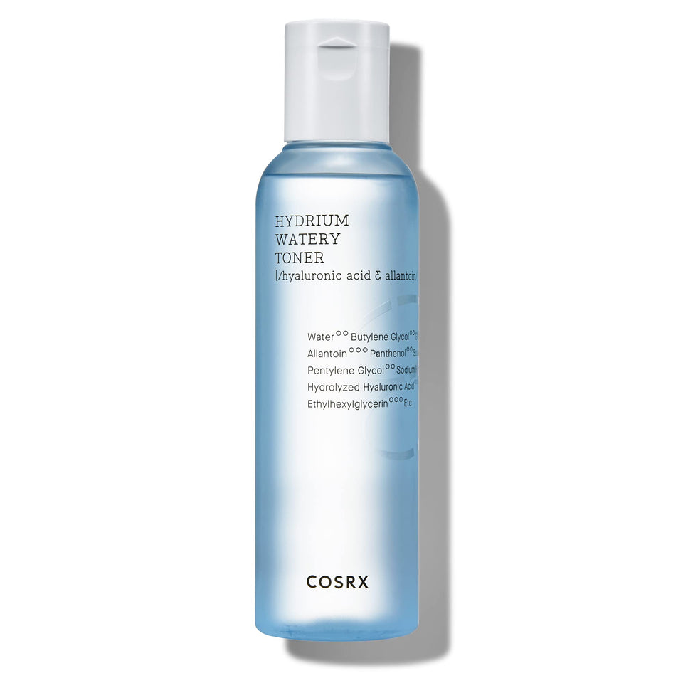 COSRX front bottle view showing product and hydration-focus benefits
