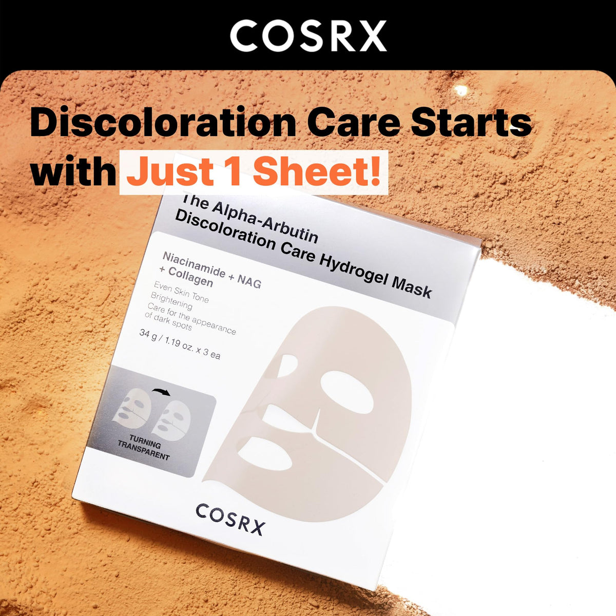 COSRX close-up of hydrogel texture highlighting hydration delivery