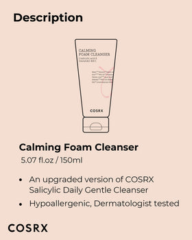 COSRX key ingredients Centella and salicylic acid visual highlighting soothing benefit