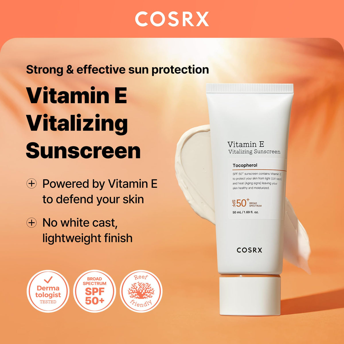 COSRX complimentary keyring accessory attached to sunstick for easy carrying