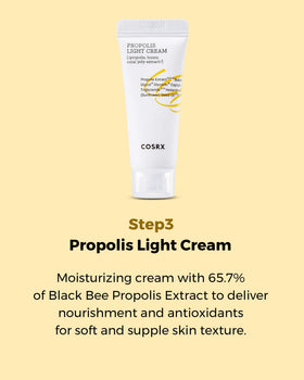 COSRX Honey Glow Kit styled on bathroom shelf suggesting daily routine ease