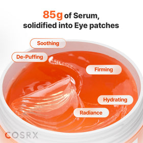 COSRX label detail displaying key ingredients and claims
