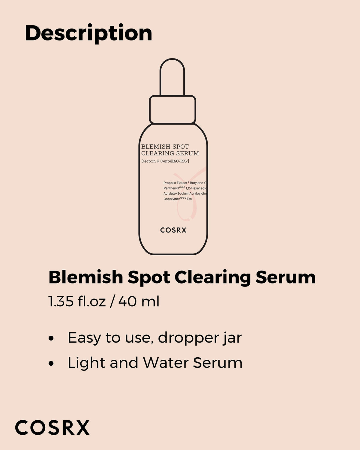 COSRX bottle staged on bathroom shelf conveying everyday routine convenience