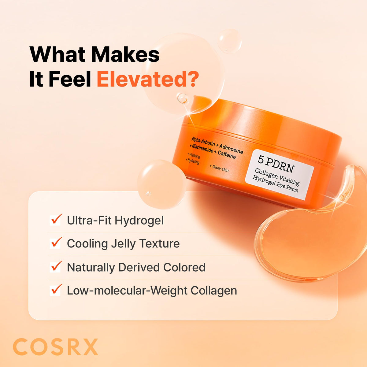 COSRX lifestyle image of woman applying patches for refresh