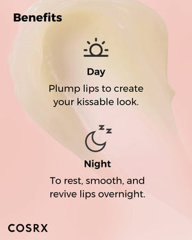 COSRX used over lipstick for added shine and daytime comfort