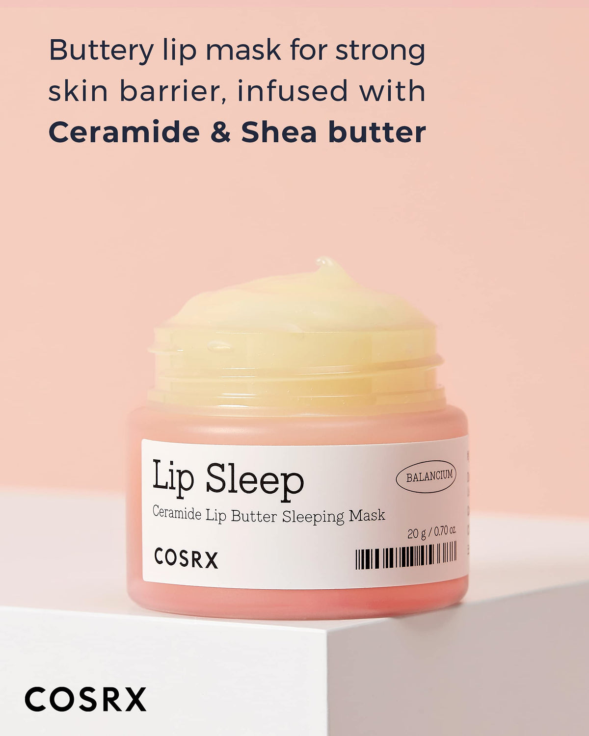 COSRX ingredients staged: ceramide shea coconut jojoba for barrier support
