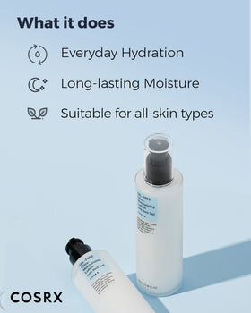 COSRX application on hand demonstrating quick absorption and comfort