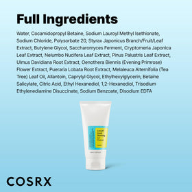 COSRX cleanser placed on bathroom counter in lifestyle scene suggesting daily use