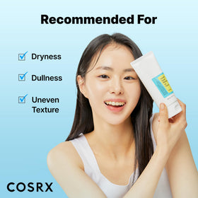 COSRX cleanser in a travel bag illustrating portability and routine continuity