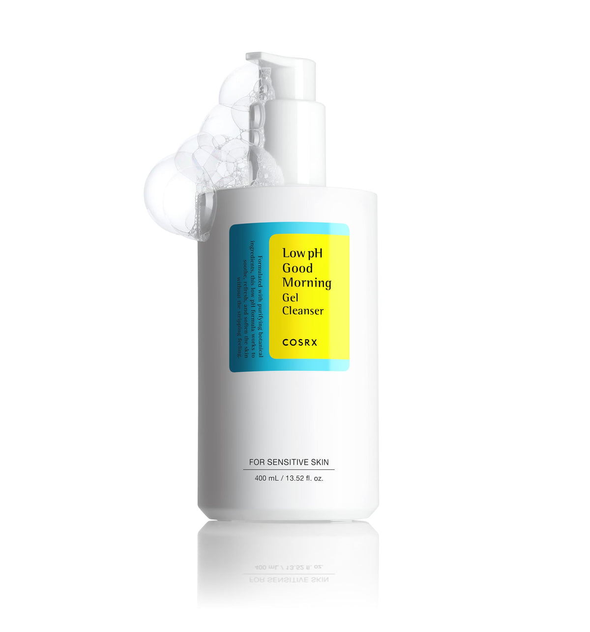 COSRX front packaging showing 400ml bottle and product name for clear identification