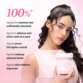 COSRX pad applied under eye reducing puffiness and cooling skin