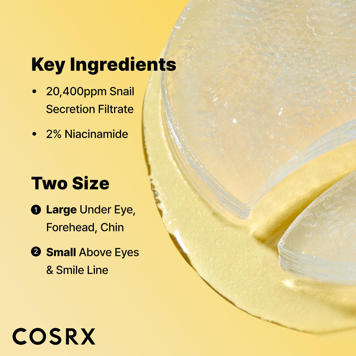 COSRX patches in hand to show scale and easy application benefit