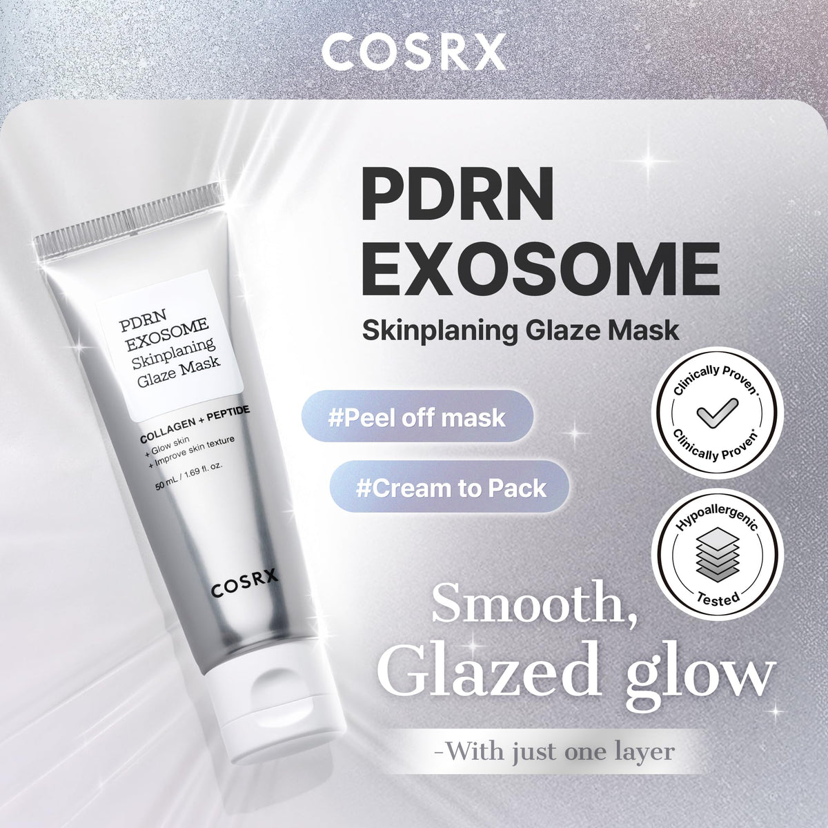 COSRX gentle peel-off mask removal demonstrating fuss-free nighttime routine