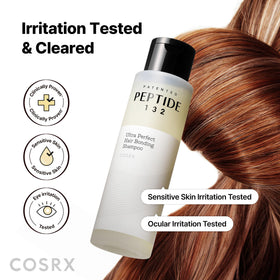 COSRX hair before and after comparison highlighting reduced breakage benefit