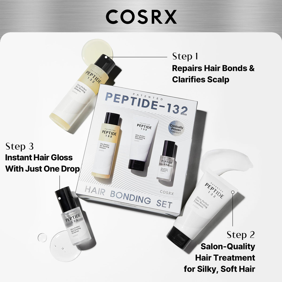 COSRX shampoo pump close-up highlighting gentle cleansing
