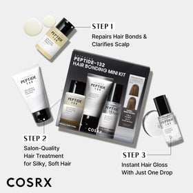 COSRX hair treatment jar open showing creamy bond-repair formula for softness