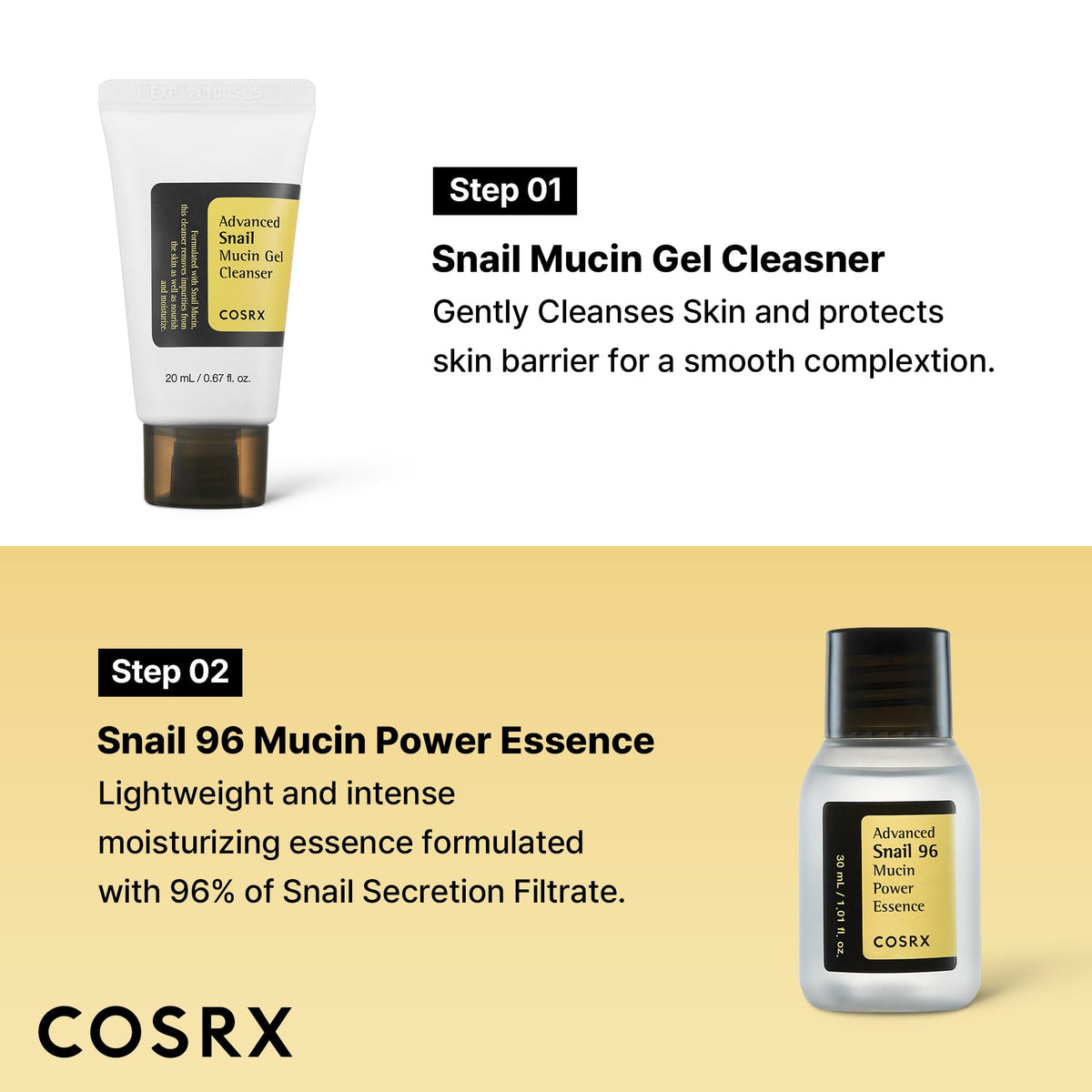 COSRX peptide eye cream tube detail showing precision for delicate contours