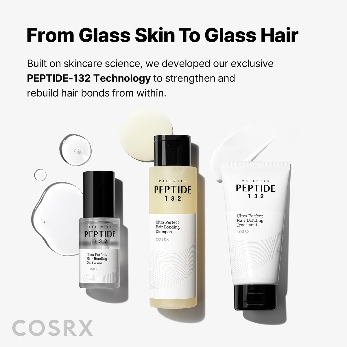 COSRX label detail highlighting PEPTIDE-132 formula and claims