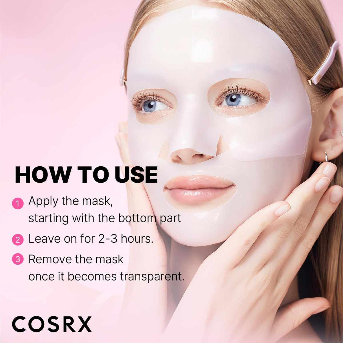 COSRX travel flatlay with masks and toiletries illustrating portability advantage