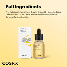 COSRX ampoule on a bathroom shelf in a skincare routine setting for daily-use benefit