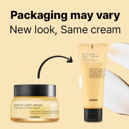 COSRX close-up of cream texture highlighting lightweight absorption benefit