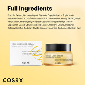 COSRX with honey and royal jelly ingredients illustrating natural nourishment benefits