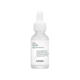 COSRX front bottle shot showing clean packaging and calming serum benefits