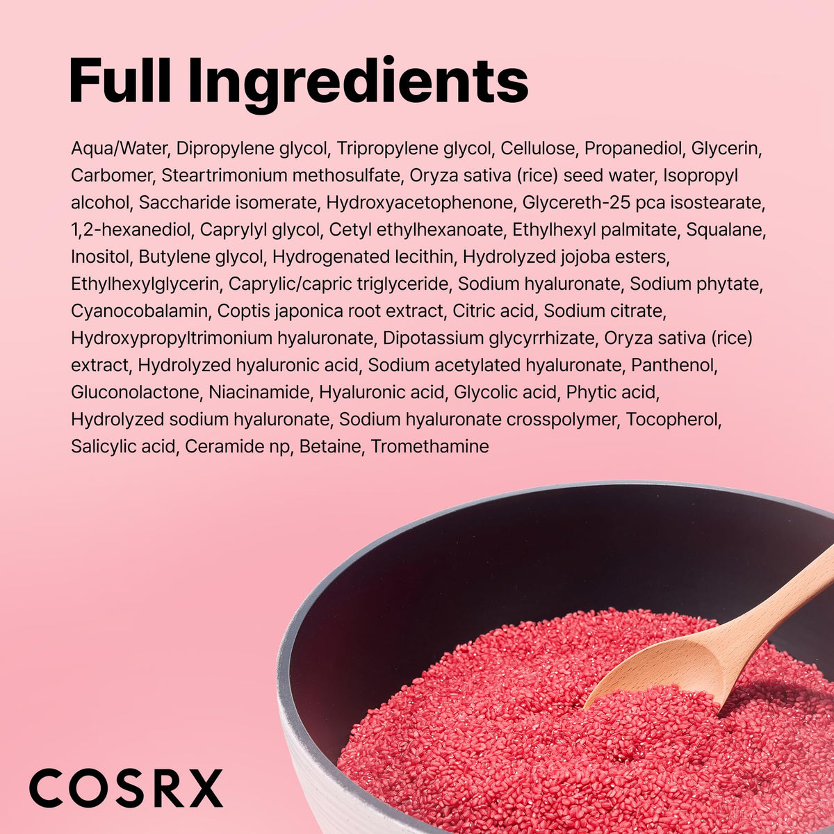 COSRX before and after skin texture highlighting pore refinement benefit