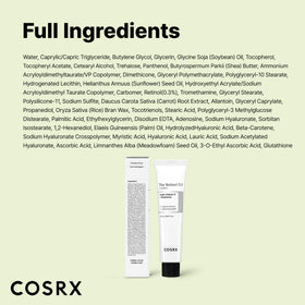 COSRX before and after comparison suggesting visible smoothing benefits